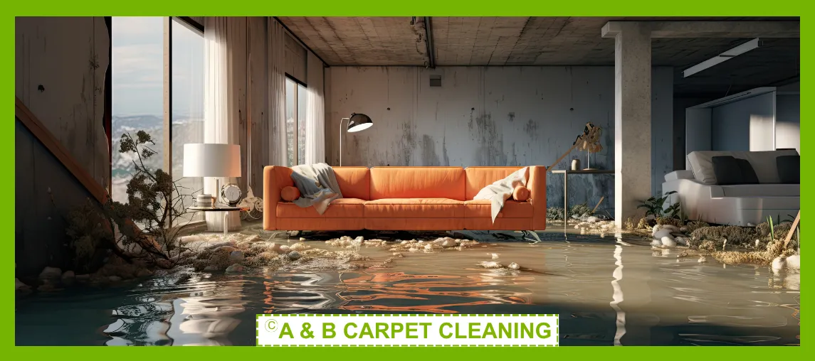 Professional rug cleaning in action